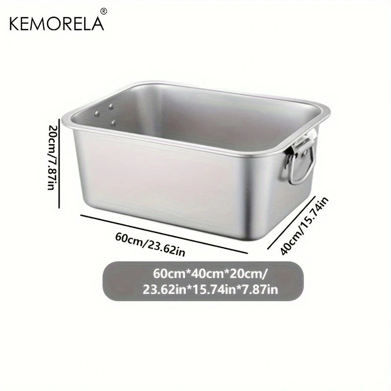 Large Litter Tray With Handles Durable Stainless Steel Litter Box Spacious Low Entry Design For Easy Access To Pet Accessories