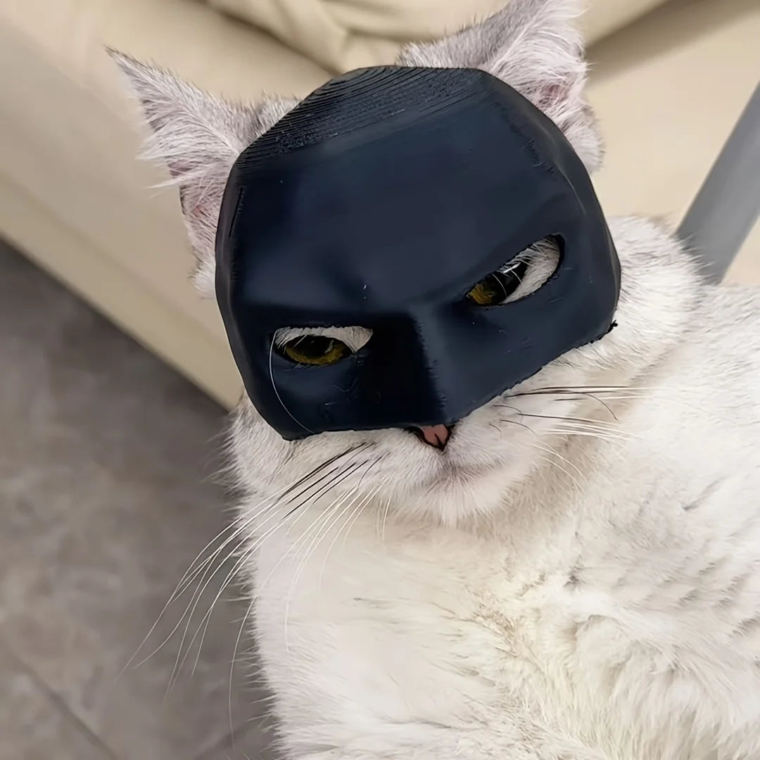 Maschera da Batman per gatto, costume per halloween o carnevale