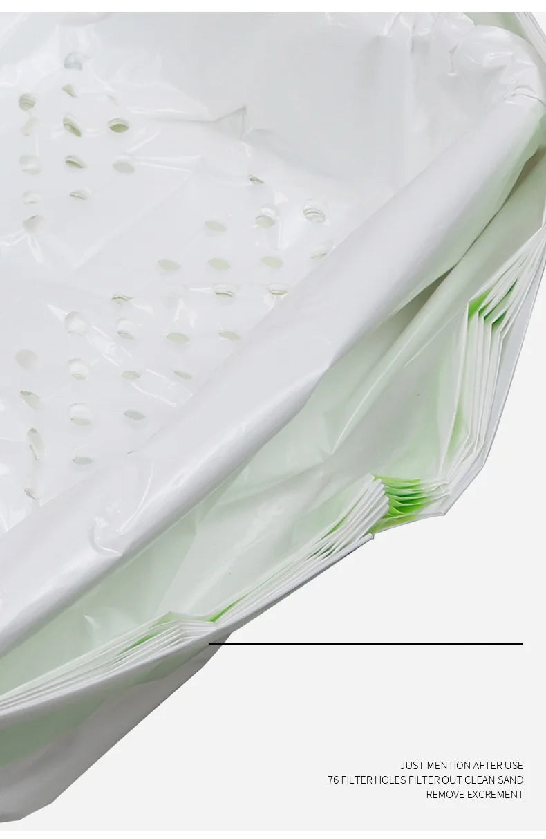 Cat Litter Filter Bag Portable Household Hygiene Reusable Puppy Litter Box Tray Home Accessories Pet Supplies Cat Cleaning Bag
