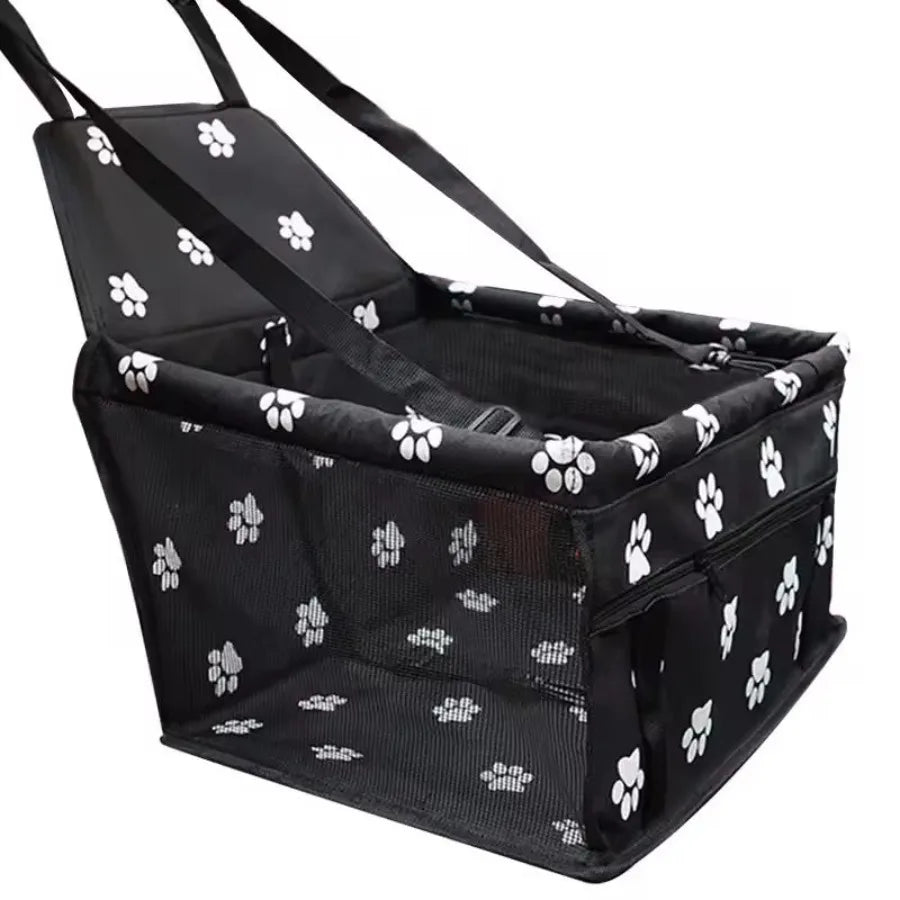 Pet Carrier – Car Seat Basket & Travel Kennel | Safe Dual-Use Design for Dogs/Cats | Collapsible Handbag for Outdoor Adventures