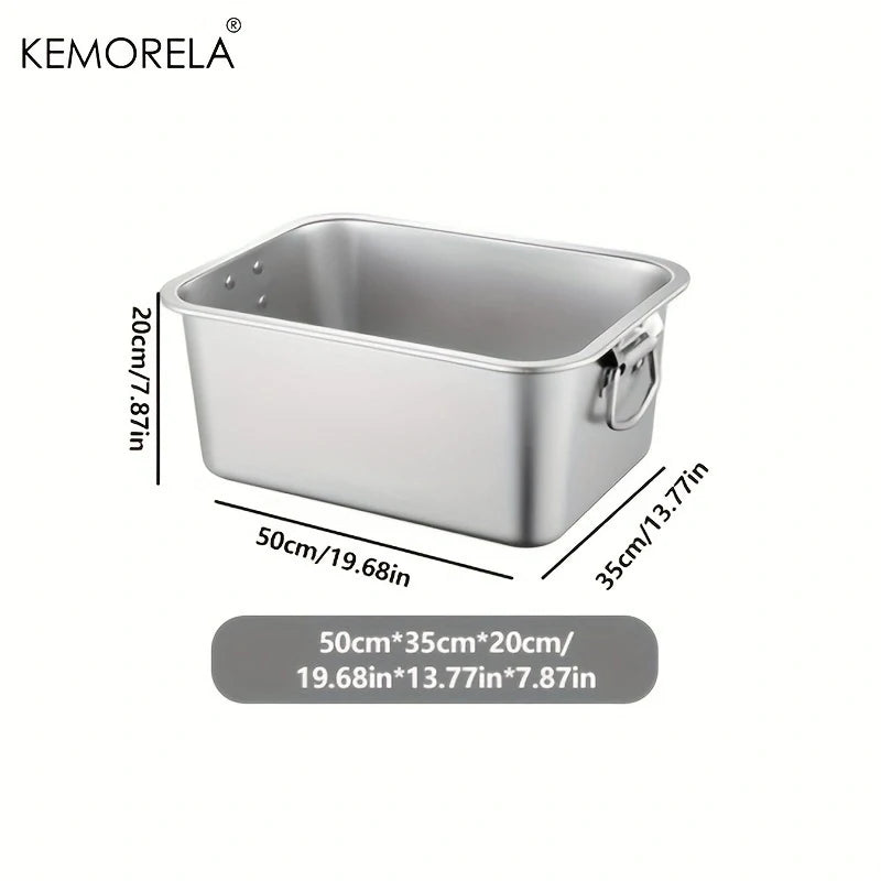 Large Litter Tray With Handles Durable Stainless Steel Litter Box Spacious Low Entry Design For Easy Access To Pet Accessories