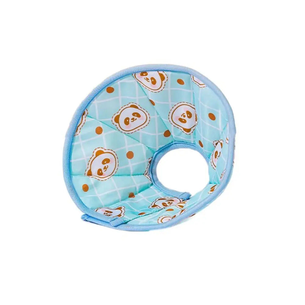 Anti-Bite Pet Elizabeth Collar Soft Cotton Adjustable Cat Protection Collar After Surgery Wound Healing Cute Pet Accessories