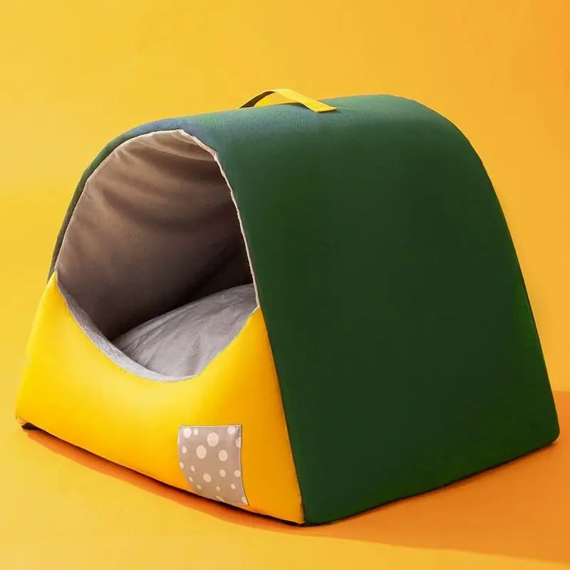 Dog Kennel for All Seasons, Removable and Washable Cat Kennel, Teddy Small Dog Winter Warm Enclosed Pet Winter Dog House