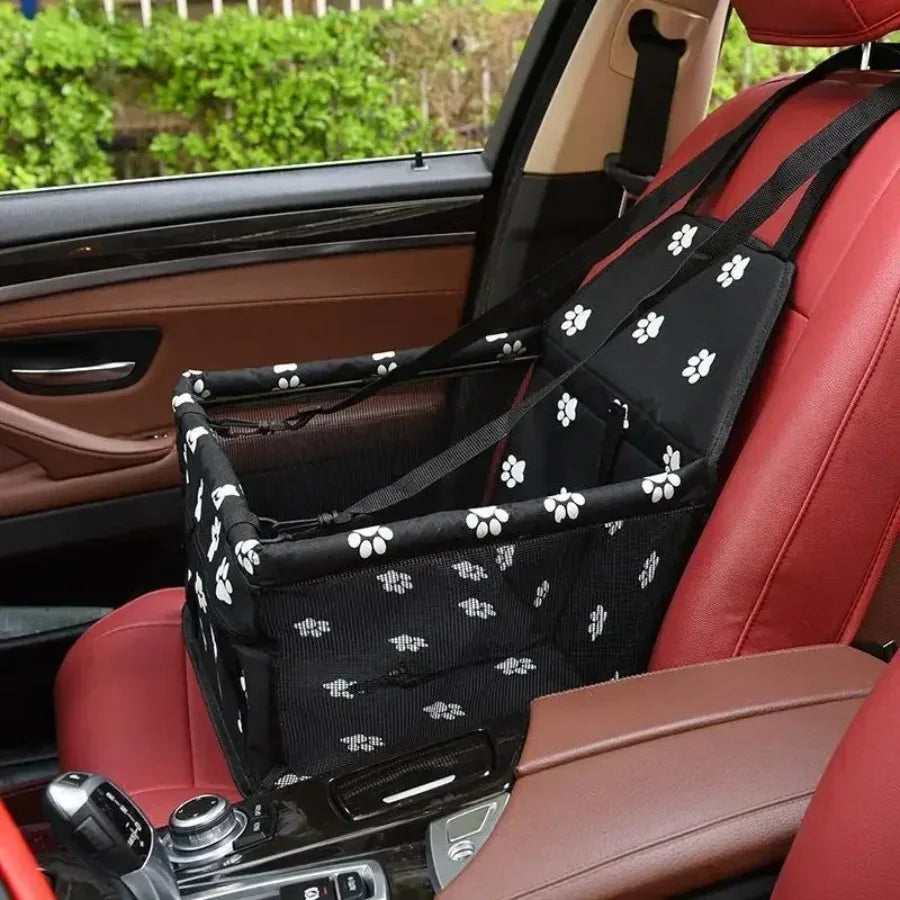 Pet Carrier – Car Seat Basket & Travel Kennel | Safe Dual-Use Design for Dogs/Cats | Collapsible Handbag for Outdoor Adventures
