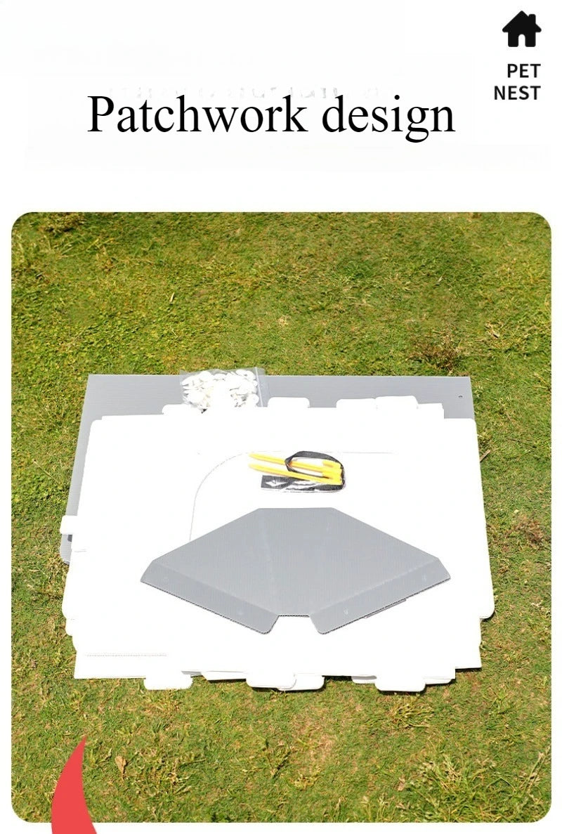 Outdoor Plastic Kennel Rain-proof Dog House Small and Medium-sized Dog Outdoor Dedicated Waterproof Pet Nest Keep Warm Dog Beds