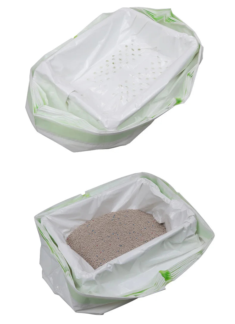 Cat Litter Filter Bag Portable Household Hygiene Reusable Puppy Litter Box Tray Home Accessories Pet Supplies Cat Cleaning Bag