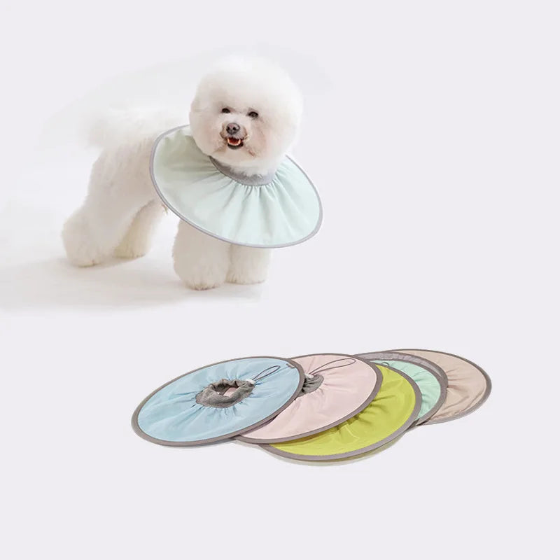 Pet Elizabeth Collar Sterilization Care Collar Cat and Dog Grooming Collar Anti-Licking and Biting Small Size Dogs Headgear