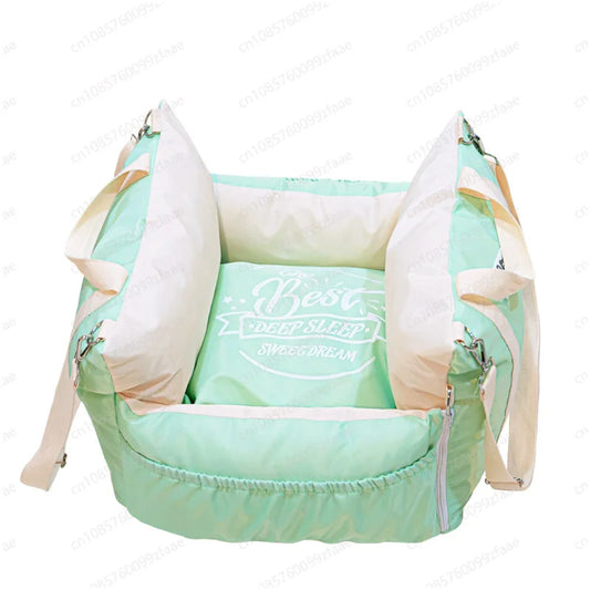 Pet car safety seat out of the kennel, dirt-resistant, easy to clean, water-proof outdoor cat litter, car bag, cat bag