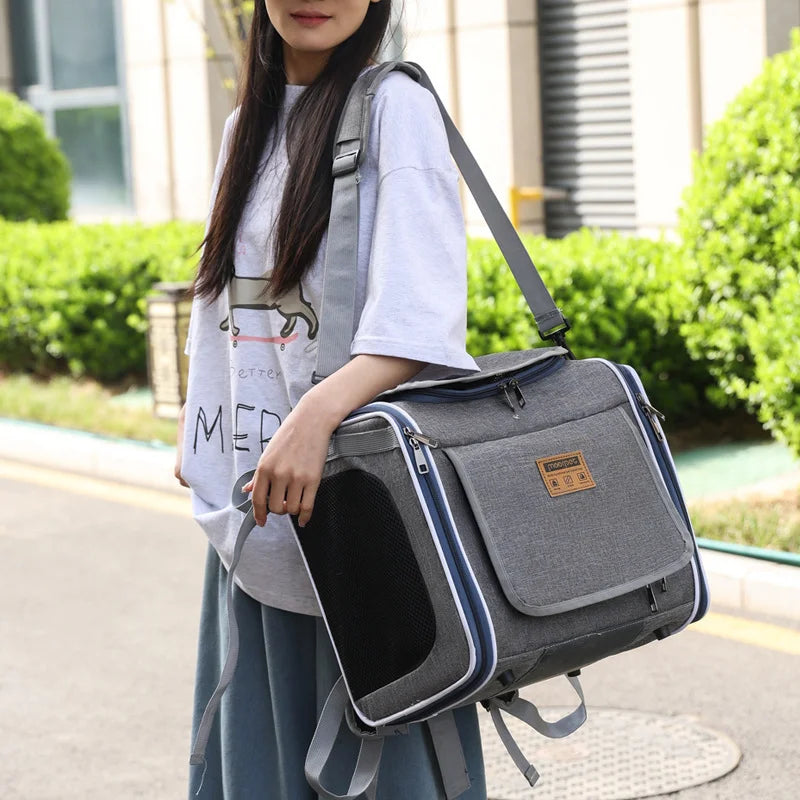 Pet Carrier Backpack Portable Fo Cats & Dogs Bicycle Carrying Cat Bag Dog Bag suitable For Carrying Bicycles And Motorcycles
