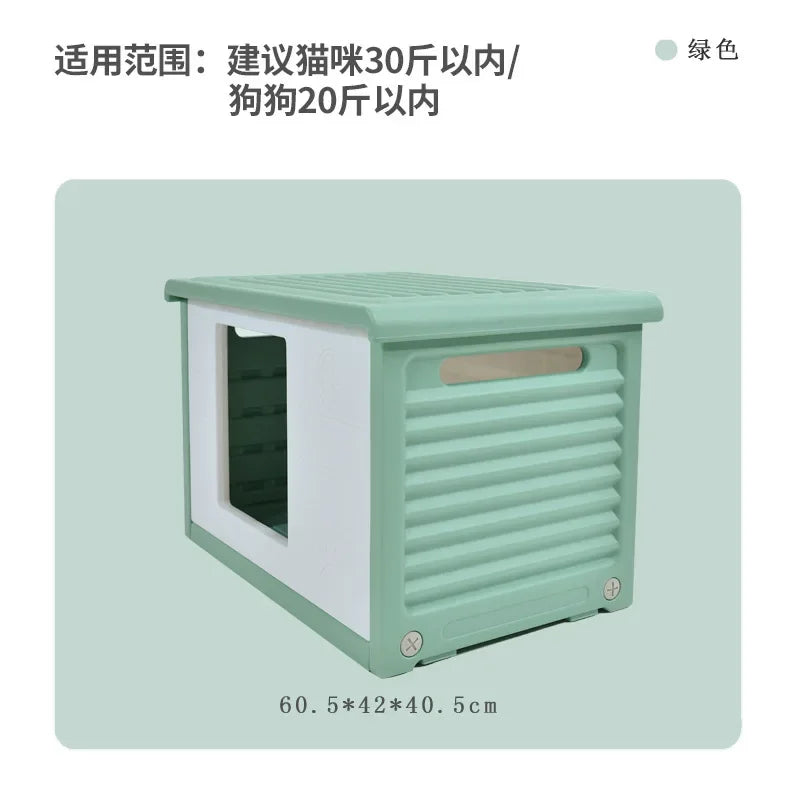 Kennel Outdoor Dog House Summer Small Dog Pet Indoor Four Seasons Cat Nest Outdoor Rainproof Pet Nest