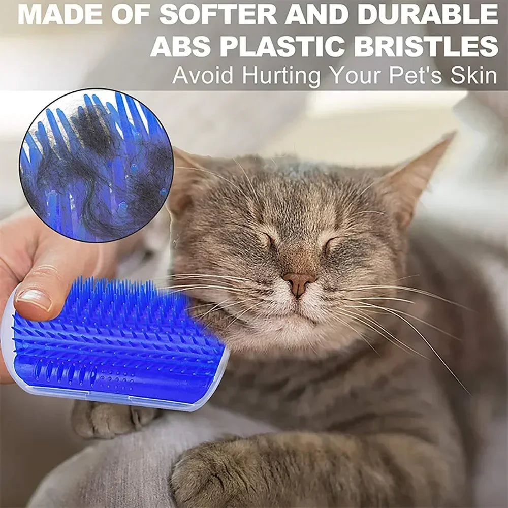 Pet Cats Corner Brush  Tree Massager Comb Accessories Sandbox for Cats Tower Scratcher Scratching Post Scrapers Stuff Supplies