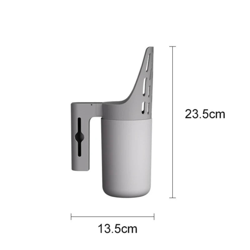 Cat Litter Scoop Large Capacity  Easy Clean Design with Paw Print Liner Space Saving Pet Waste Disposal for Home Use