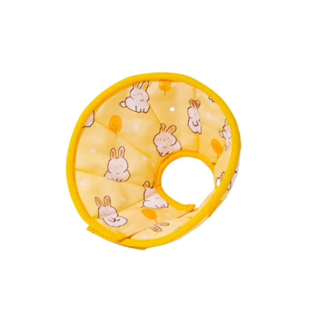 Anti-Bite Pet Elizabeth Collar Soft Cotton Adjustable Cat Protection Collar After Surgery Wound Healing Cute Pet Accessories
