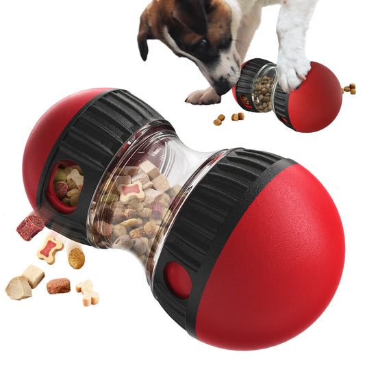 Pallina per lenta distribuzione dei croccantini - Giocattolo ideale per Cani e Gatti per intelligenza e addestramento