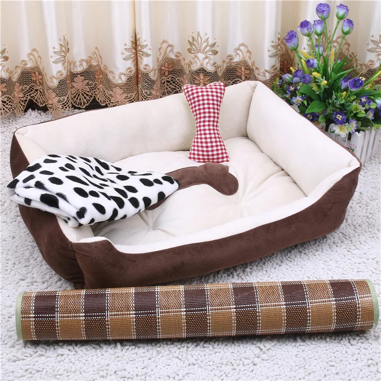 Kennel Four Seasons Universal  Dog Bed Small Medium Large Pet Nest Cat Nest Pet Supplies cat beds