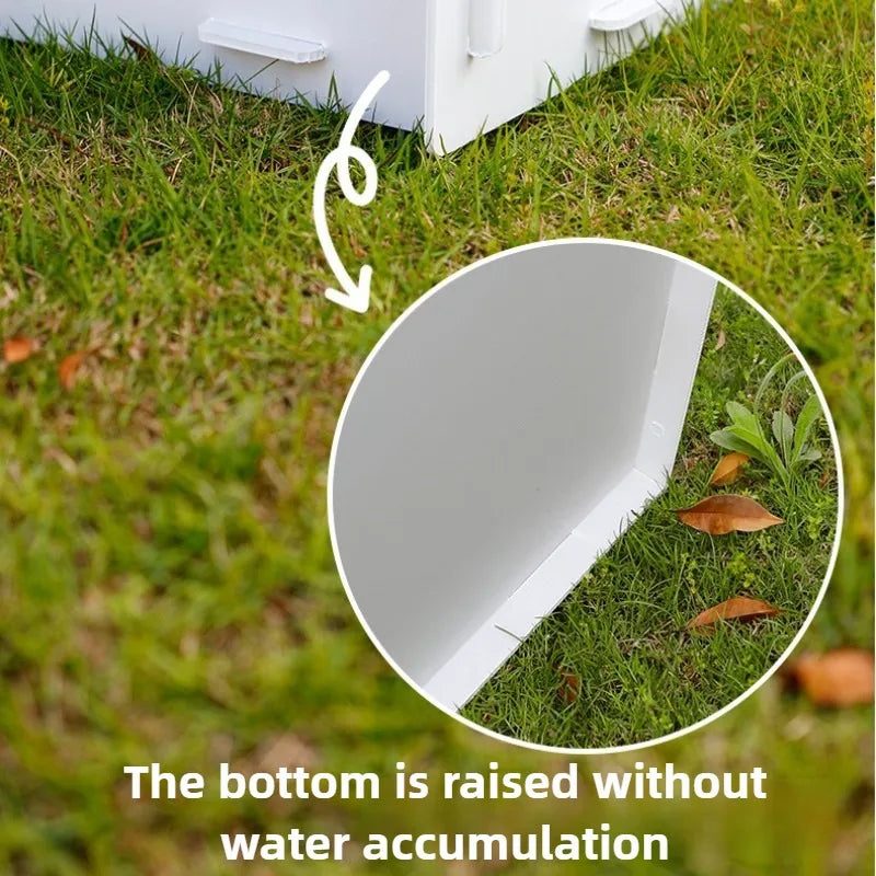 Outdoor Plastic Kennel Rain-proof Dog House Small and Medium-sized Dog Outdoor Dedicated Waterproof Pet Nest Keep Warm Dog Beds