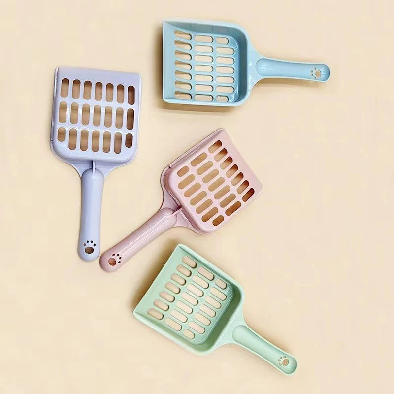 New fashionable simple grid cat litter shovel large-sized fine-hole shovel cat litter artifact cat hygiene cleaning tool