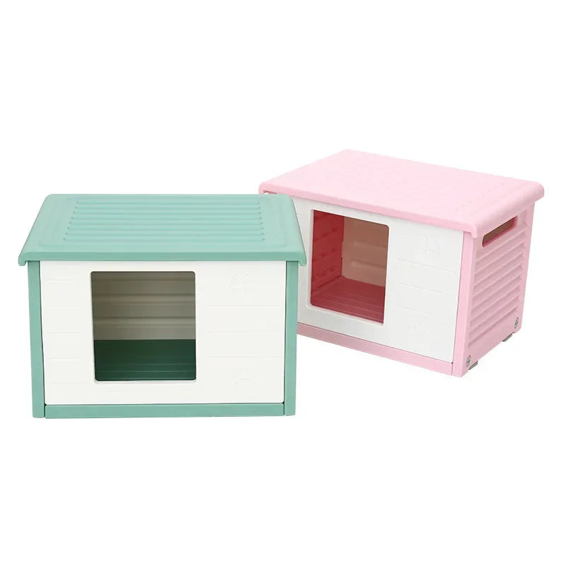 Kennel Outdoor Dog House Summer Small Dog Pet Indoor Four Seasons Cat Nest Outdoor Rainproof Pet Nest