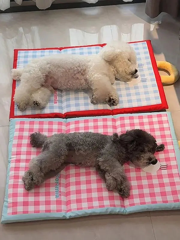 Cooling Mat with Hanging Cat Dog Cooling Pad Pets Cooling Pad for Dogs with Cooling Gel Technology Pet Cooling Mat Gel Cooling
