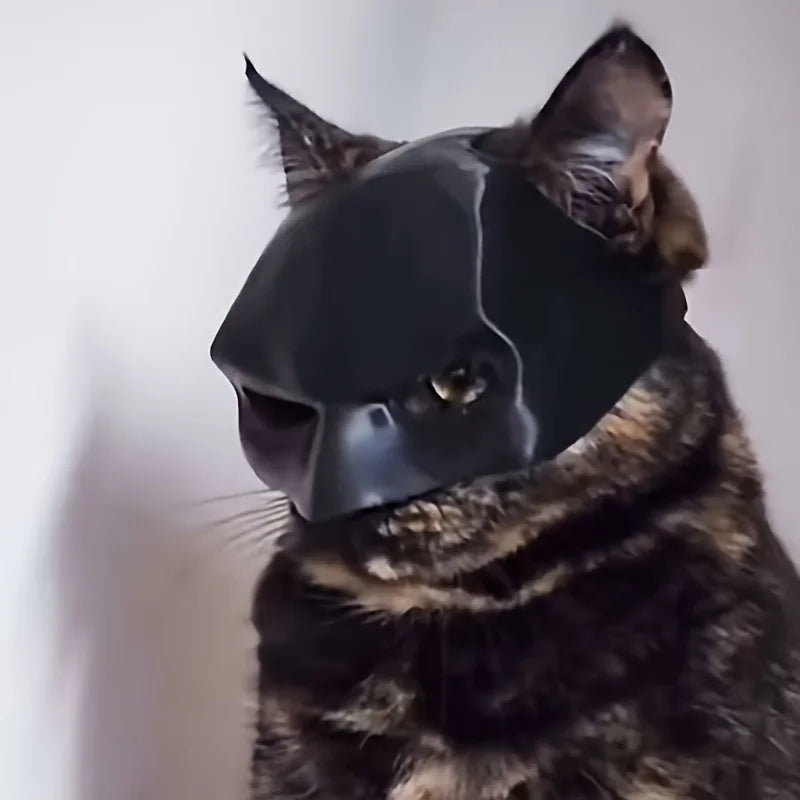 Maschera da Batman per gatto, costume per halloween o carnevale
