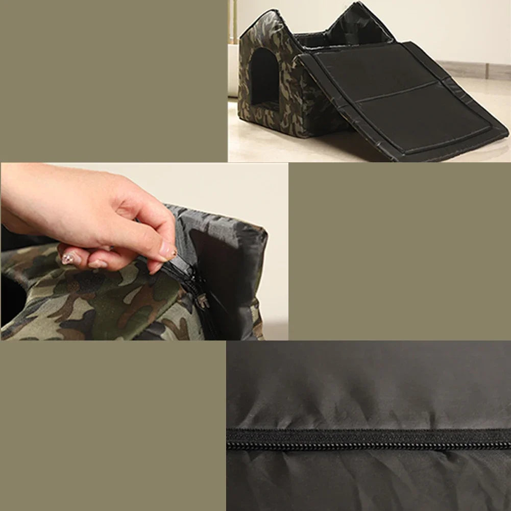 Stray cat dog rescue waterproof and warm outdoor tent cat kennel kennel for small and medium-sized pets indoor and outdoor use