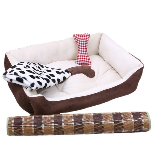 Kennel Four Seasons Universal  Dog Bed Small Medium Large Pet Nest Cat Nest Pet Supplies cat beds