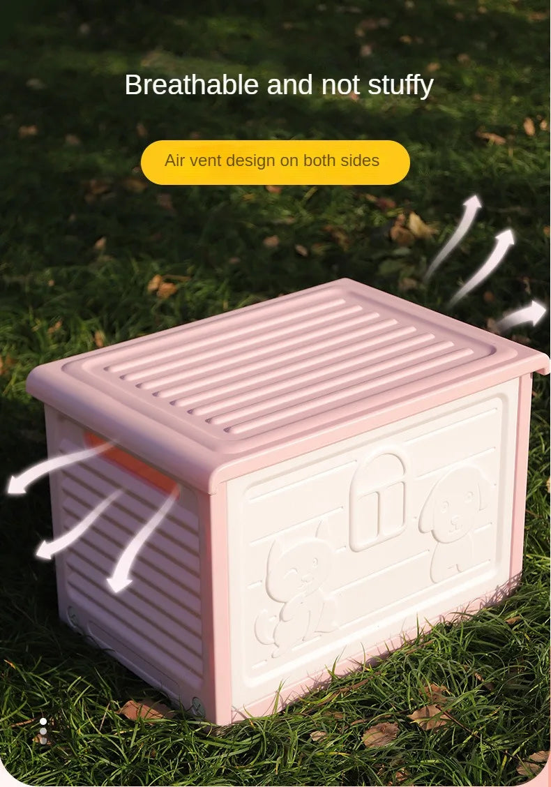 Kennel Outdoor Dog House Summer Small Dog Pet Indoor Four Seasons Cat Nest Outdoor Rainproof Pet Nest