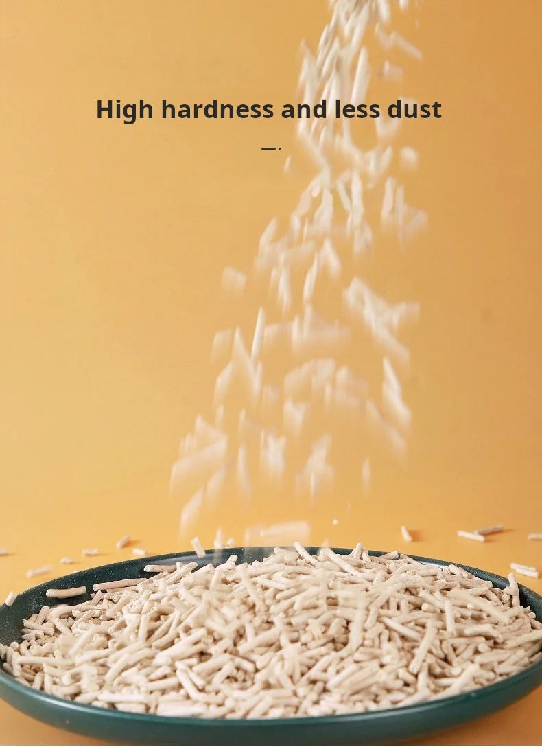 6-Liter Pack Natural Soybean Residue Cat Litter Tofu Eco-Friendly Four Scents Available Cat Litter Alternative