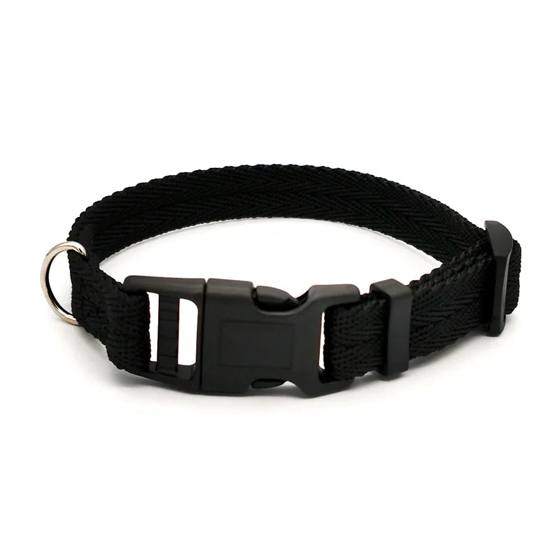 Pet Dog Collar Solid Color Puppy Collars Medium Dogs Quickly Disengaged Pet Dog Training Collar Teddy Bichon Small Dog Collar