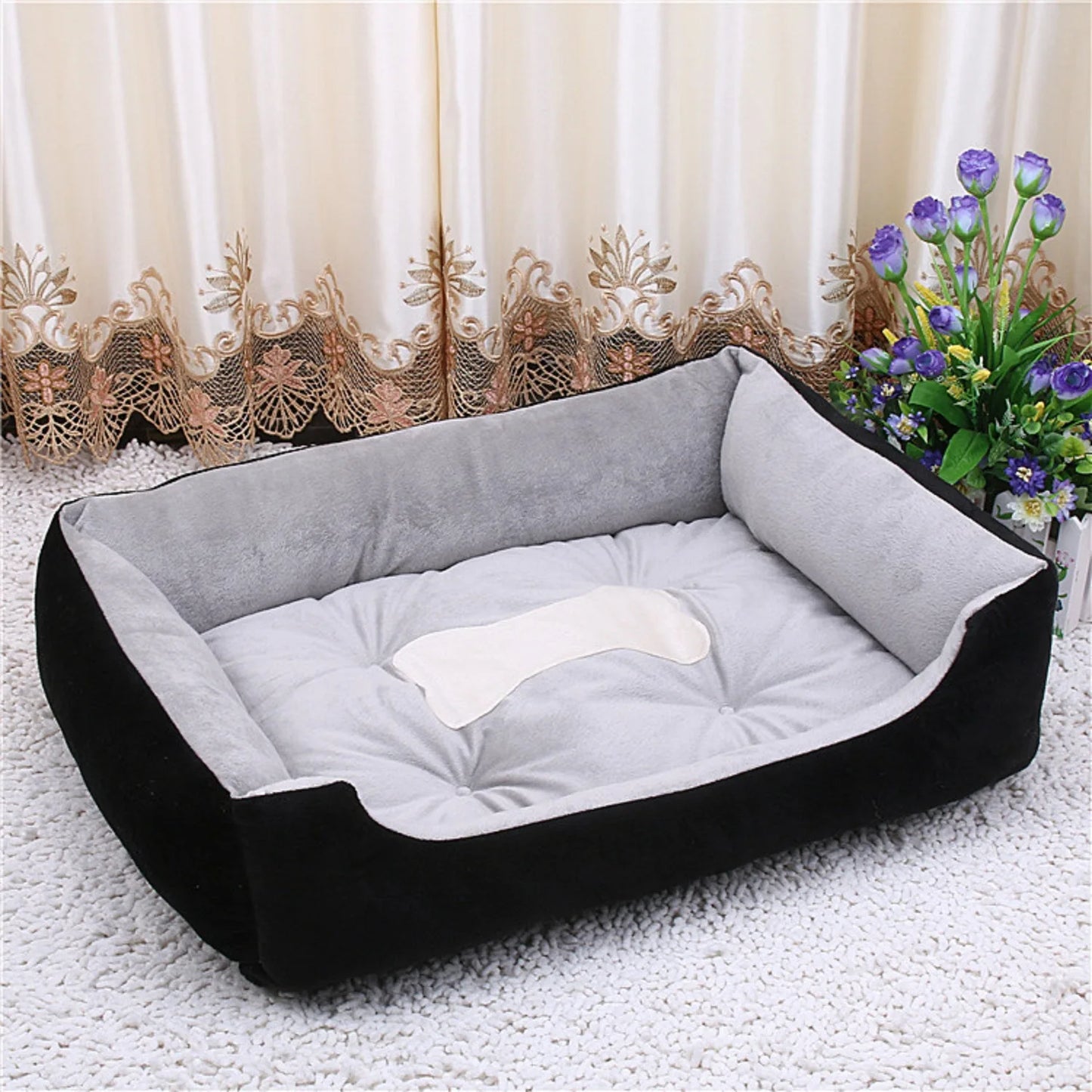 Kennel Four Seasons Universal  Dog Bed Small Medium Large Pet Nest Cat Nest Pet Supplies cat beds