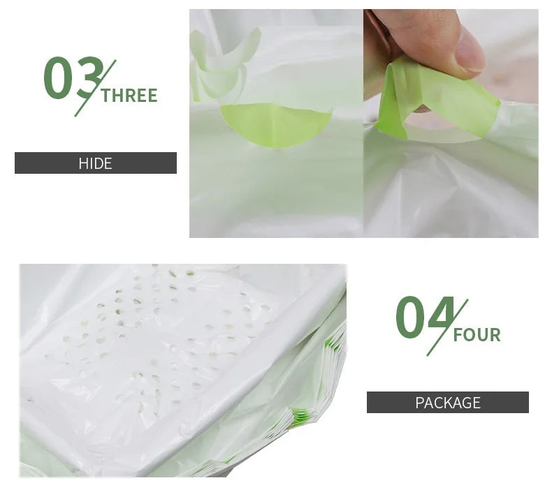 Cat Litter Filter Bag Portable Household Hygiene Reusable Puppy Litter Box Tray Home Accessories Pet Supplies Cat Cleaning Bag
