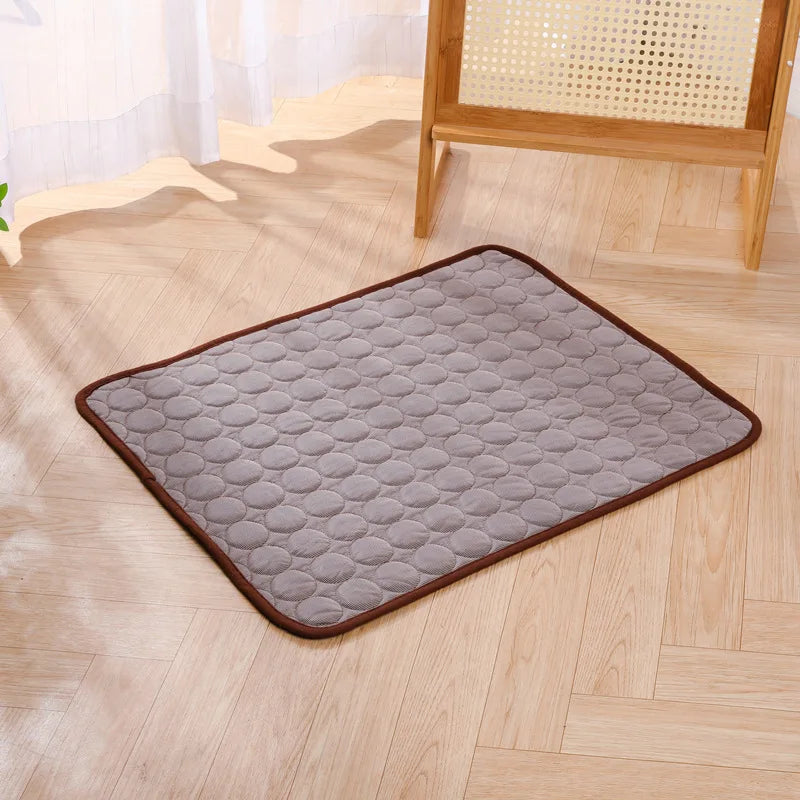 Cooling Mat For Dogs And Cats Summer Pet Cooling Pad Durable Waterproof Dog Bed Cool Mat For Small Medium Large Dogs Non Toxic
