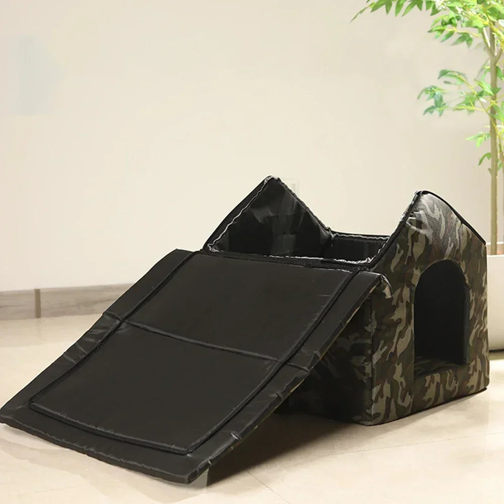 Stray cat dog rescue waterproof and warm outdoor tent cat kennel kennel for small and medium-sized pets indoor and outdoor use