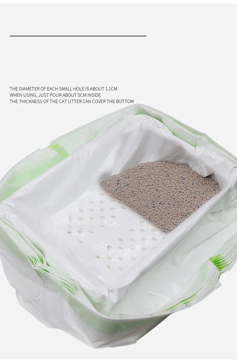 Cat Litter Filter Bag Portable Household Hygiene Reusable Puppy Litter Box Tray Home Accessories Pet Supplies Cat Cleaning Bag