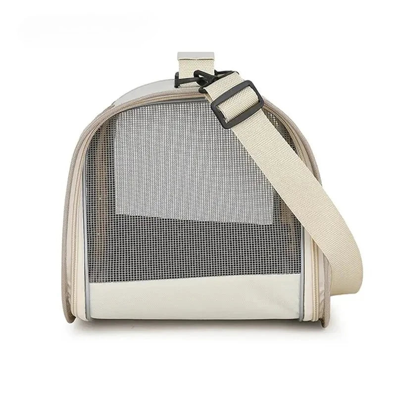 Portable Pet Carrier Bag for Small Dogs Cats Foldable Shoulder Backpack Breathable Travel Outdoor Kitten Puppy Carrier Handsfree