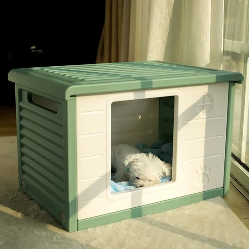 Kennel Outdoor Dog House Summer Small Dog Pet Indoor Four Seasons Cat Nest Outdoor Rainproof Pet Nest