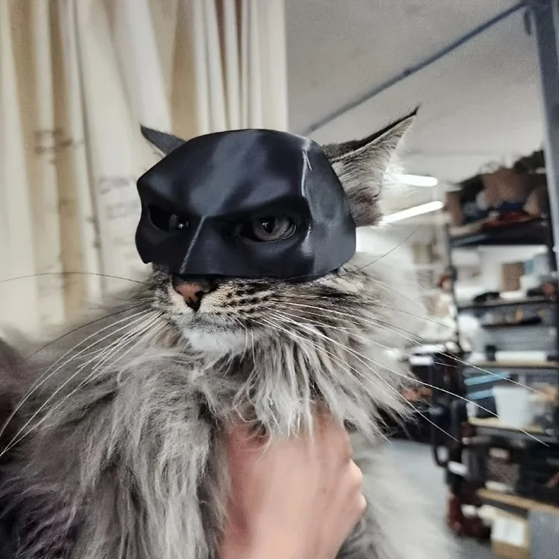 Maschera da Batman per gatto, costume per halloween o carnevale