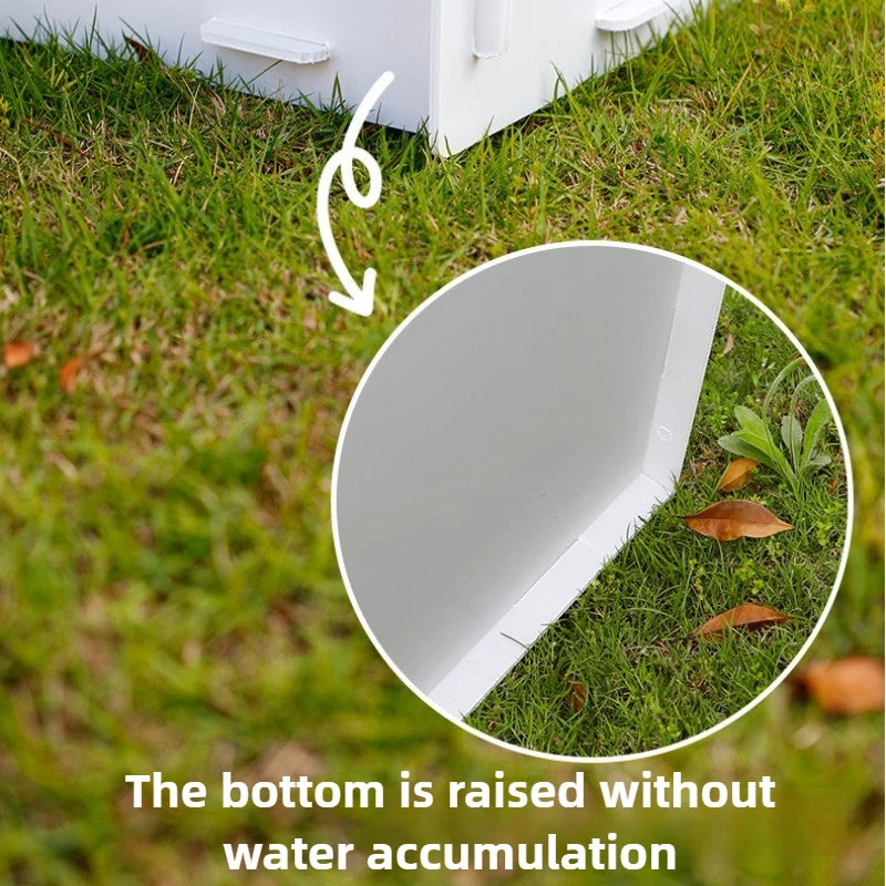 Outdoor Plastic Kennel Rain-proof Dog House Small and Medium-sized Dog Outdoor Dedicated Waterproof Pet Nest Keep Warm Dog Beds