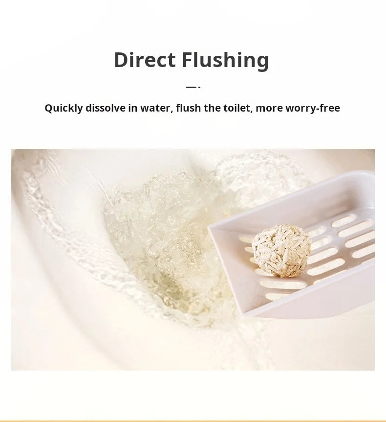 6-Liter Pack Natural Soybean Residue Cat Litter Tofu Eco-Friendly Four Scents Available Cat Litter Alternative