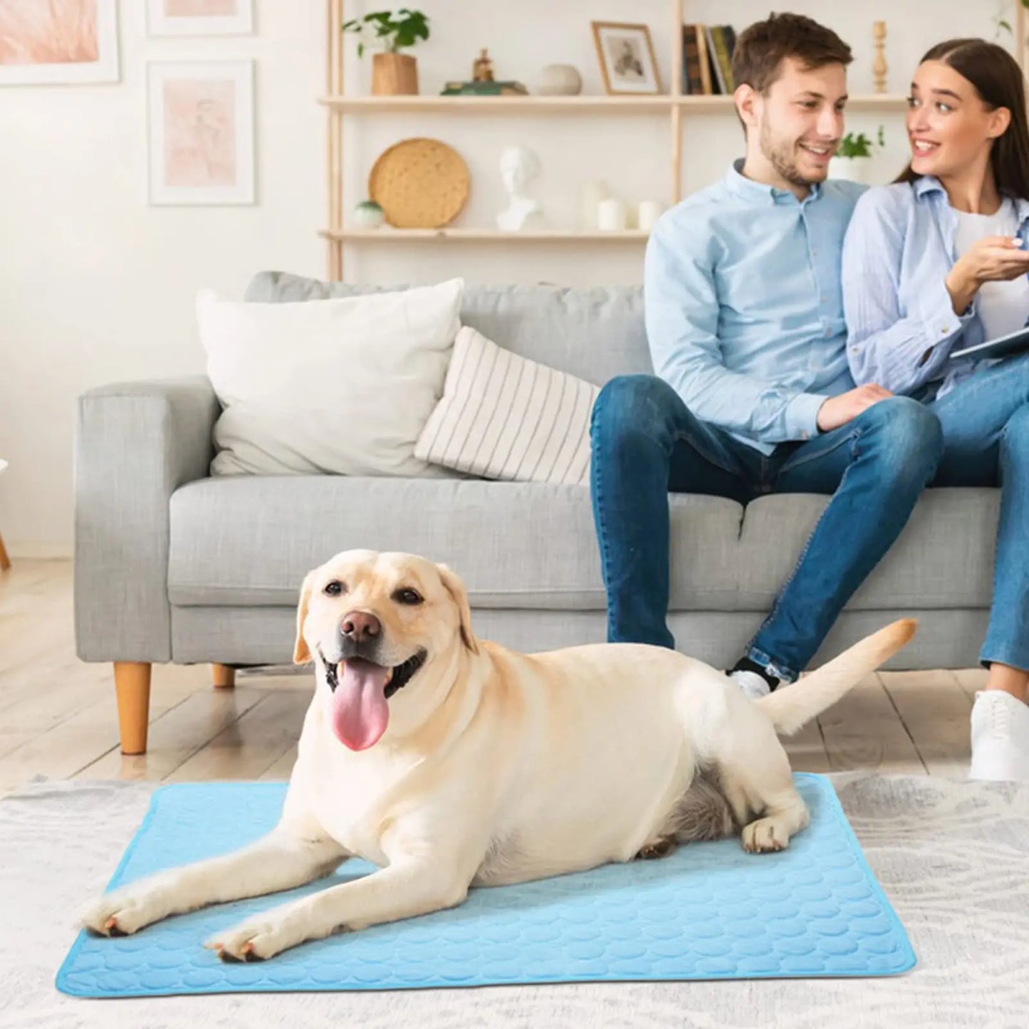 Cooling Mat For Dogs And Cats Summer Pet Cooling Pad Durable Waterproof Dog Bed Cool Mat For Small Medium Large Dogs Non Toxic